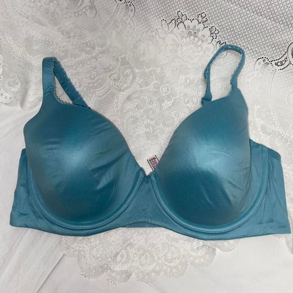 Victoria-s-secret 36DD lined demi Women's Blue Bra
